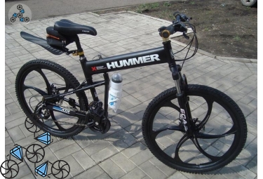 Велосипед HUMMER Black складной Велосипед HUMMER Black складной